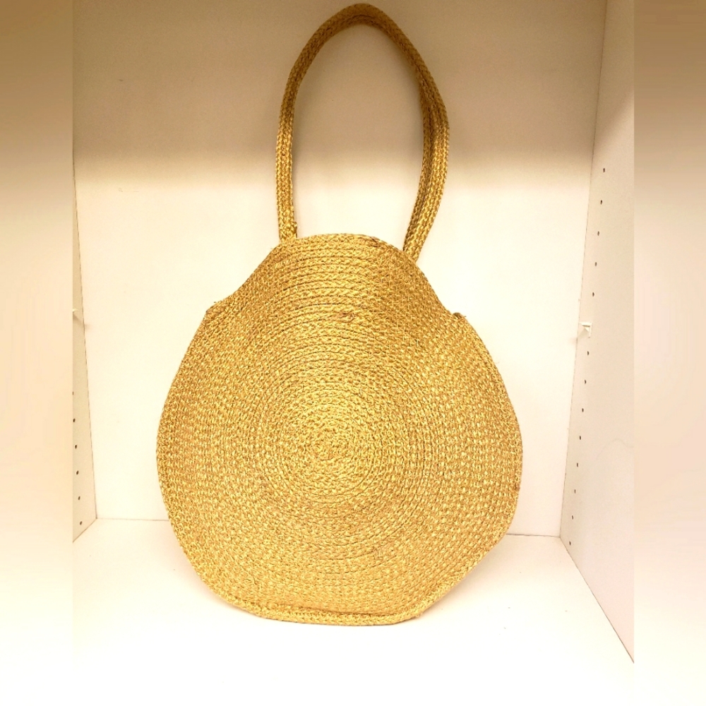 Women Tote Hands Bags Color Tan